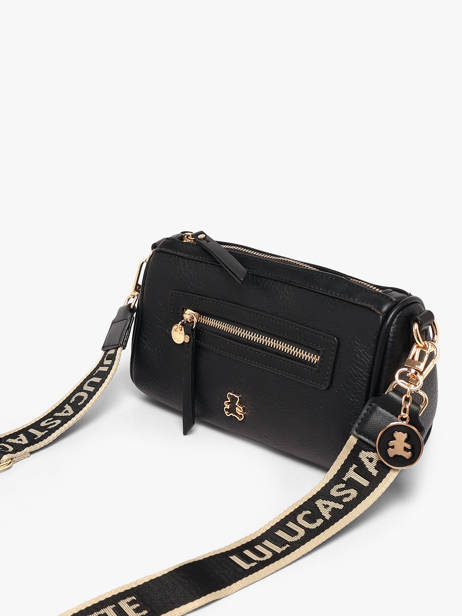 Shoulder Bag Zip Lulu castagnette Black zip BARNABE other view 1