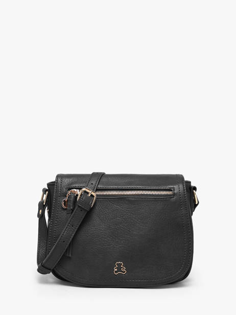 Sac Bandoulière Zip Lulu castagnette Noir zip 3