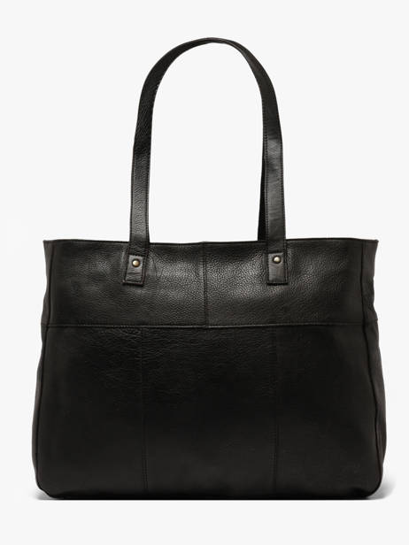 Shoulder Bag Ribs Leather Pieces Black ribs 17152864 other view 3