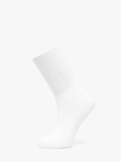 Chaussettes Pieces Blanc socks women 17153801