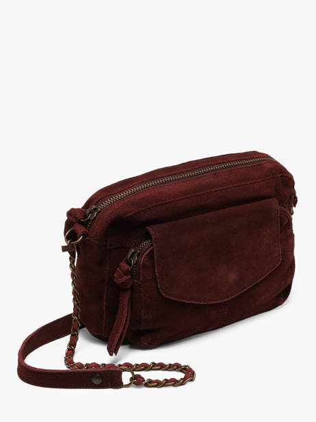 Sac Bandoulière Naina Cuir Pieces Rouge naina 17100639 vue secondaire 1