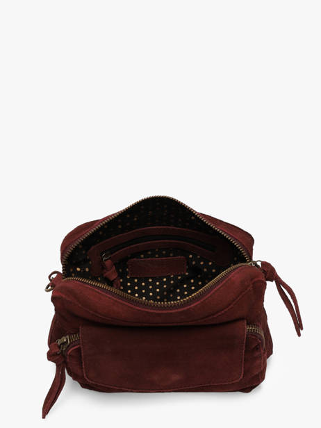 Sac Bandoulière Naina Cuir Pieces Rouge naina 17100639 vue secondaire 2