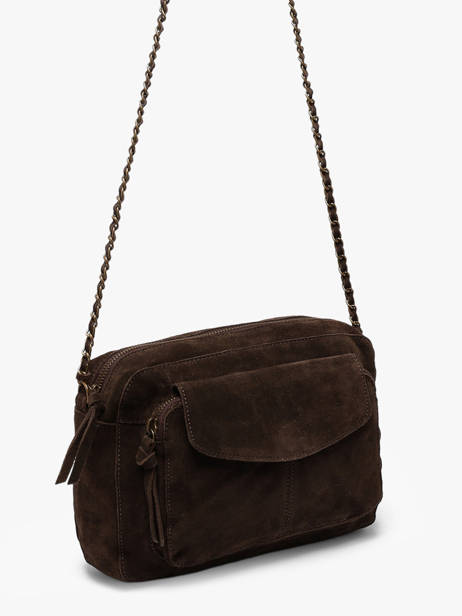 Leather Naina Crossbody Bag Pieces Brown naina 17111600 other view 1