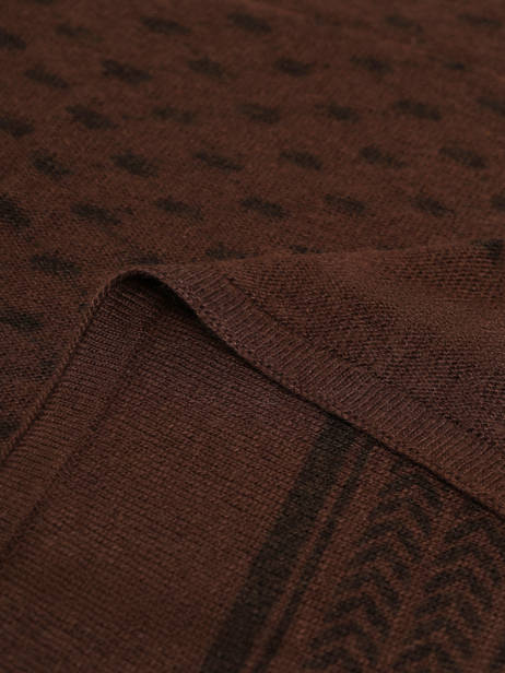Étole Novis Small Square 70x70 Pieces Marron novis 17152244 vue secondaire 1