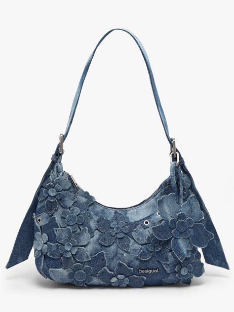 Shoulder Bag Curio Cotton Desigual Blue curio 26WAXD19