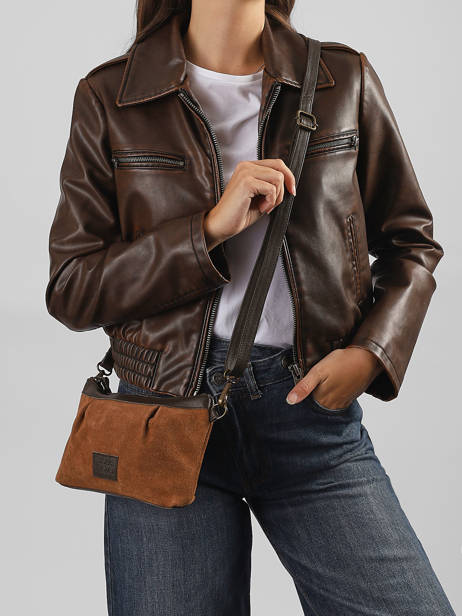 Shoulder Bag Vienne Leather Basilic pepper Brown vienne BVIE01 other view 1