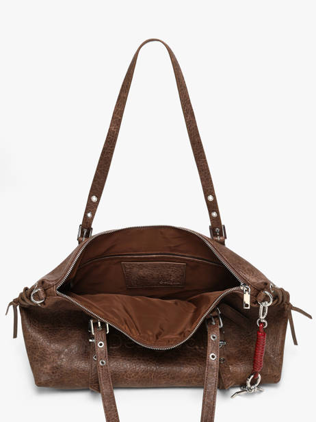 Shoulder Bag Half Logo Desigual Brown half logo 26WAXPAF other view 2