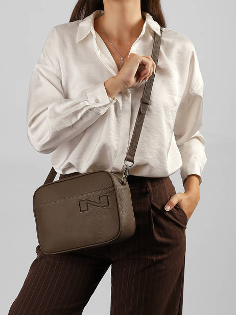 Leather N City Leuven Crossbody Bag Nathan baume Brown n city 7 other view 1