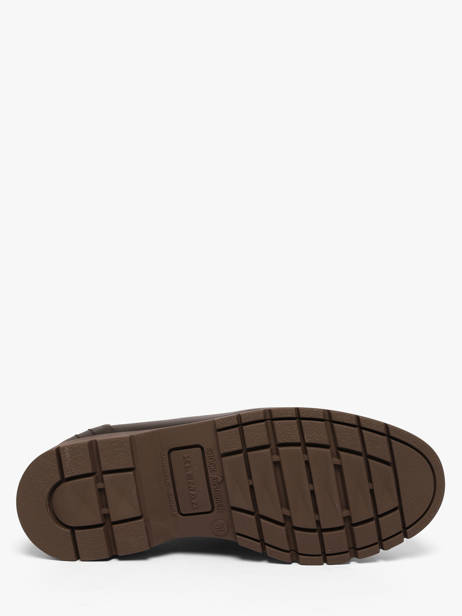 Chaussures Derbies En Cuir Kleman Marron women ZA72107 vue secondaire 4