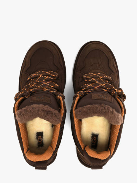 Leather Lowmel Sneakers Ugg Brown men 1170750 other view 3