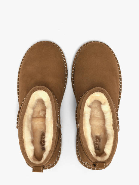 Boots In Leather Ugg Beige women 1180626 other view 2