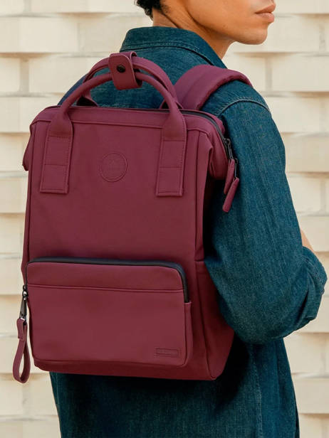 Backpack Cabaia Red adventurer SLIMBAGM other view 1