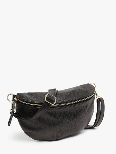 Belt Bag Leather Milano Black caviar CA21123O other view 2