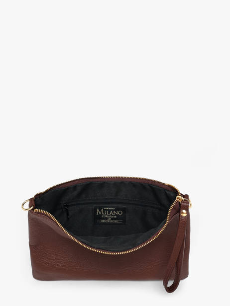 Sac Bandoulière Caviar Cuir Milano Marron caviar CA26064 vue secondaire 2