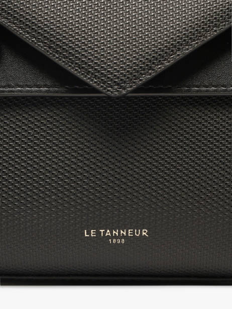 Small Leather Emilie Crossbody Bag Le tanneur Black emily TEMI1003 other view 3