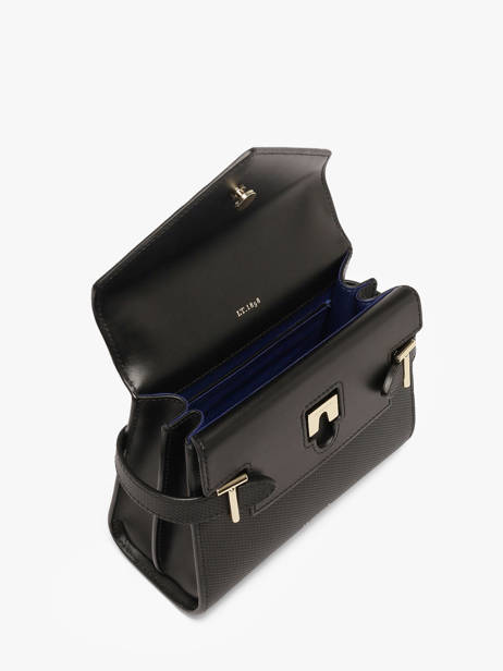 Small Leather Emilie Crossbody Bag Le tanneur Black emily TEMI1003 other view 4