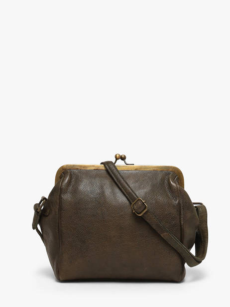 Cross Body Tas Heritage Leather Biba Green heritage BT22 other view 3