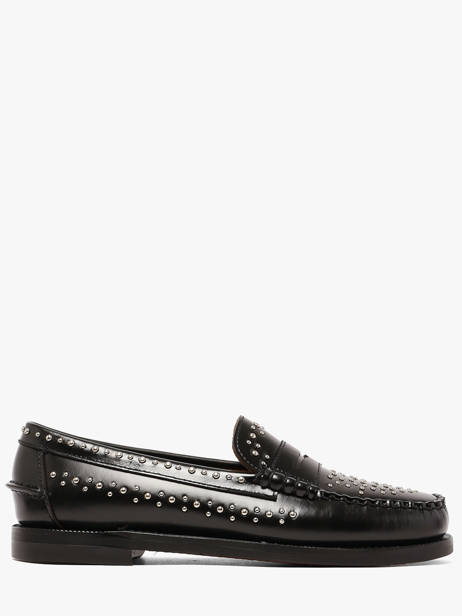 Mocassins En Cuir Sebago Noir women 78118KW