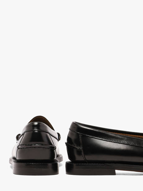 Mocassins En Cuir Sebago Noir women 7001530 vue secondaire 2
