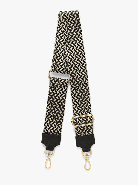 Shoulder Strap Milano Black caviar CA25ZZOB