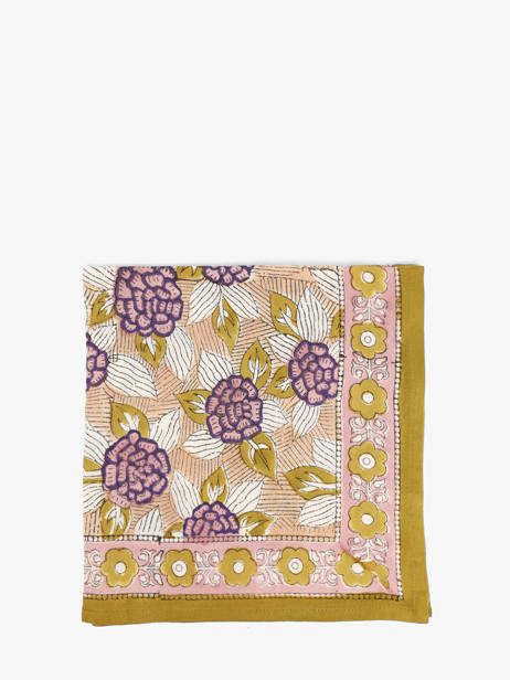 Scarf Byzantine Yellow foulard PEN other view 1