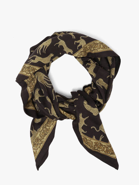 Foulard Byzantine Noir foulard FAU