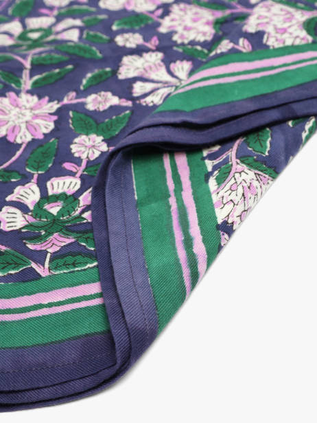 Foulard Byzantine Bleu foulard CAR vue secondaire 2