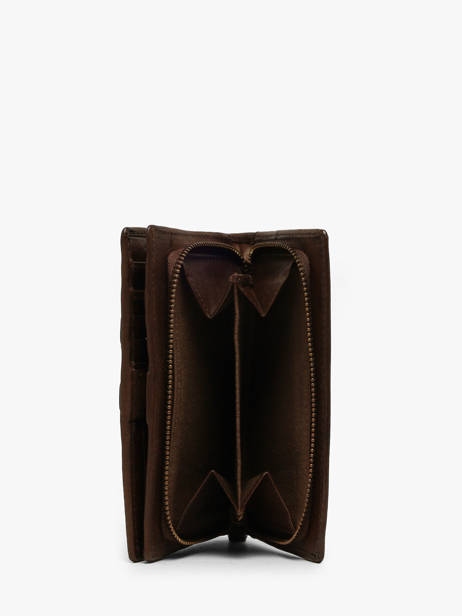 Portefeuille Cuir Biba Marron heritage ELK3L vue secondaire 2