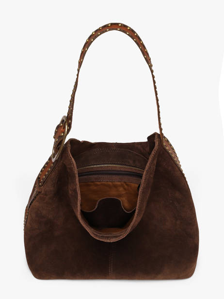 Sac Porté épaule Heritage Cuir Biba Marron heritage LEF1L vue secondaire 2