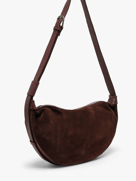 Shoulder Bag Leather Leather Biba Brown leather LAA1L other view 1