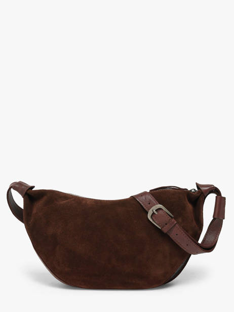Shoulder Bag Leather Leather Biba Brown leather LAA1L other view 3