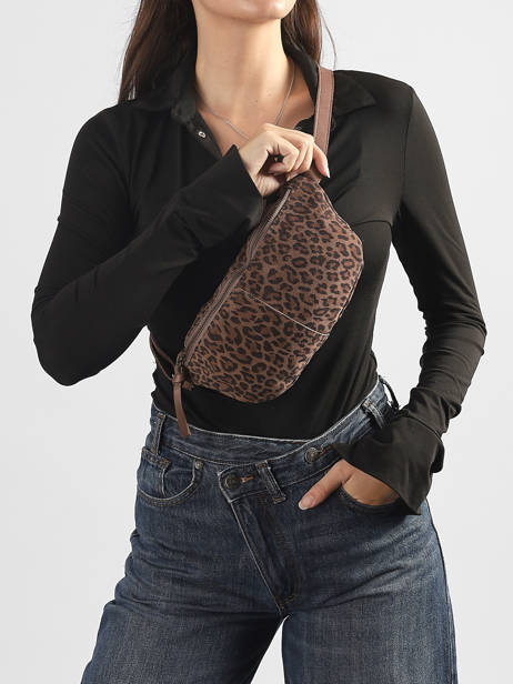 Belt Bag Leather Pieces Brown berta 17163618 other view 1