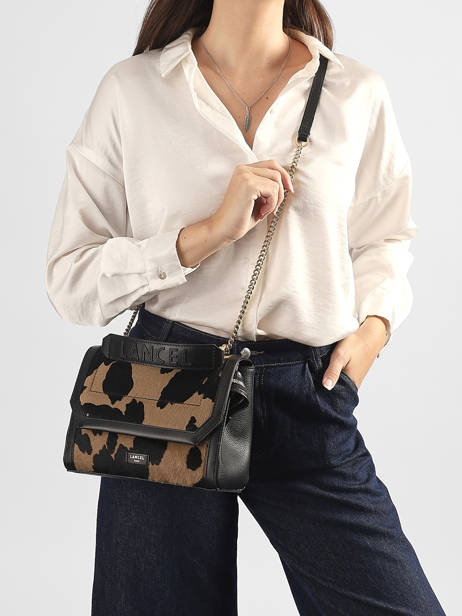 Sac Bandoulière Ninon Lancel Marron ninon A14250 vue secondaire 1
