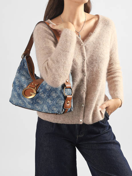 Sac Porté épaule Camden Coton Guess Bleu camden DB930818 vue secondaire 1