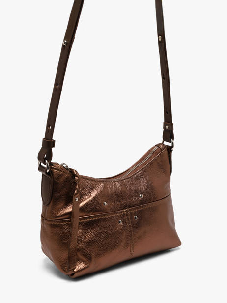 Sac Bandoulière Vintage Cuir Paul marius Marron vintage LOUSTIC vue secondaire 1