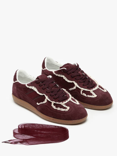 Sneakers Tb.490 En Cuir Alohas Rouge women 10082303 vue secondaire 2