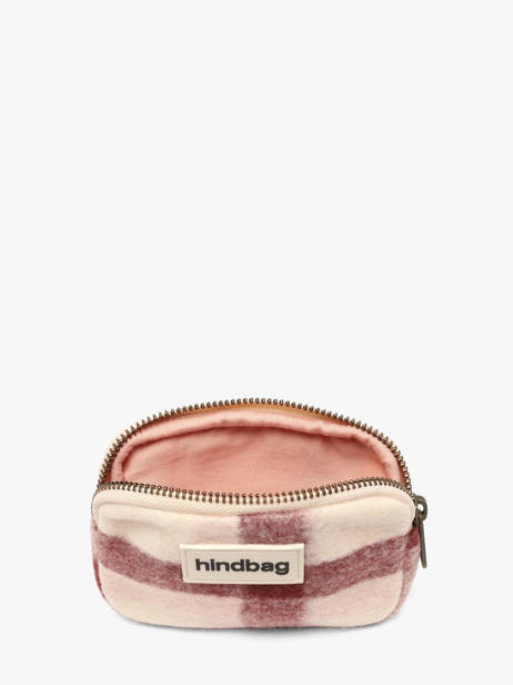 Coin Purse Hindbag Pink tartan TA other view 1
