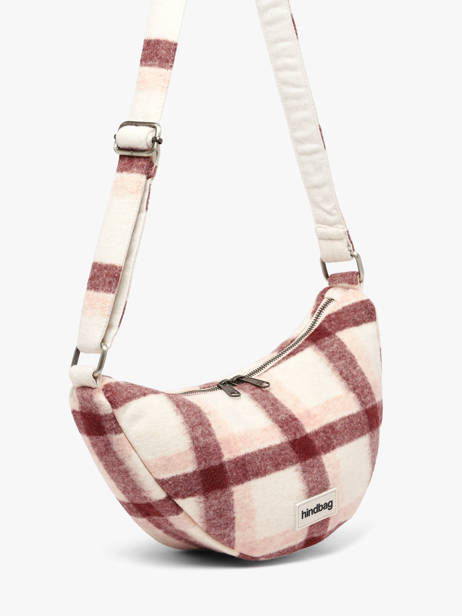 Sac Bandoulière Tartan Hindbag Rose tartan TA vue secondaire 1