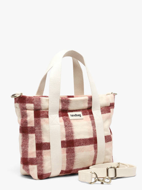 Satchel Tartan Hindbag Pink tartan TA other view 1