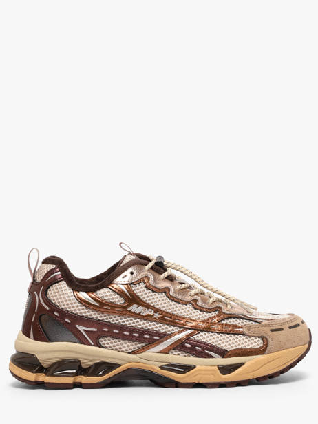 Sneakers En Cuir Mrp star Beige women V14