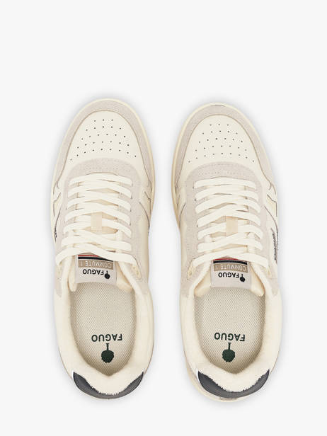 Sneakers In Leather Faguo White men 25CG3113 other view 3