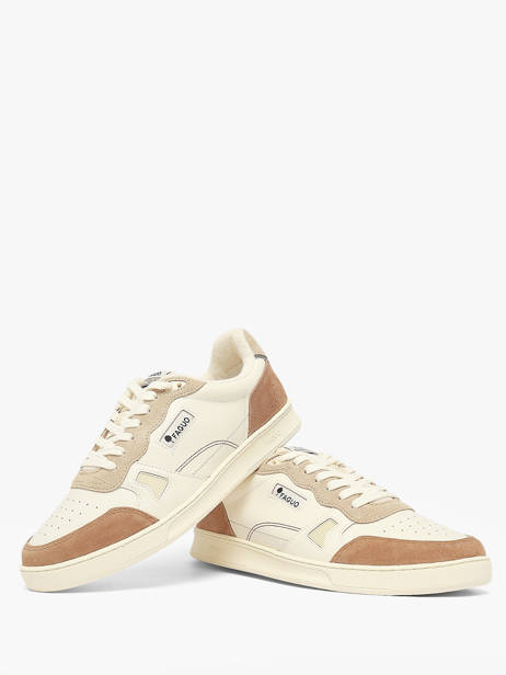 Sneakers In Leather Faguo Beige men 25CG3208 other view 2