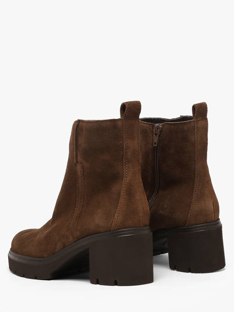 Bottines à Talon En Cuir Gabor Marron women 5 vue secondaire 2