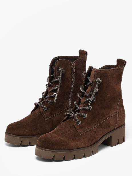 Boots In Leather Gabor Brown women 8 other view 1