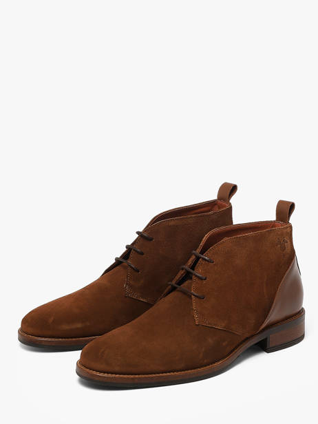 Boots In Leather Kost Brown men B0100C other view 1