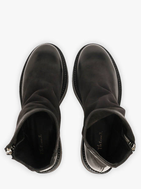 Bottines En Cuir Metisse Noir women NU2547 vue secondaire 3