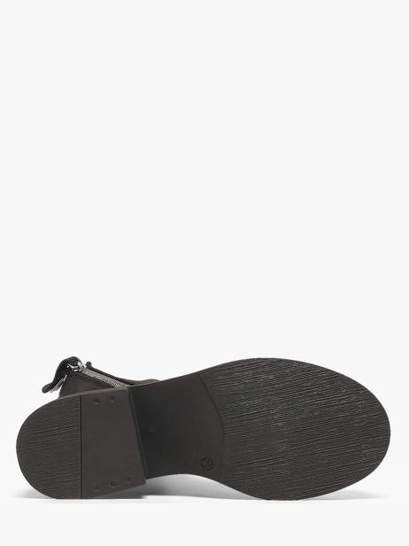 Bottines En Cuir Metisse Noir women NU2547 vue secondaire 4