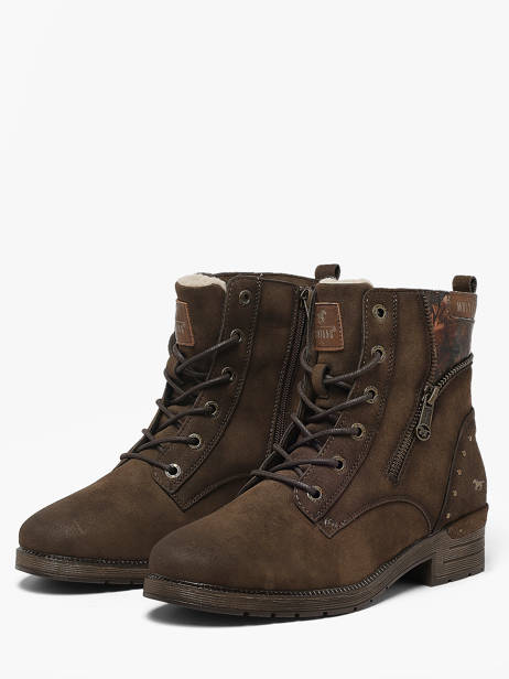 Boots Mustang Marron women M0072015 vue secondaire 1