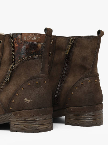 Boots Mustang Marron women M0072015 vue secondaire 2