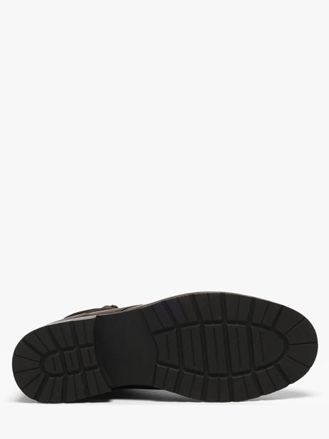 Bottines Equilibre En Cuir Redskins Marron men EQUILIBR vue secondaire 4